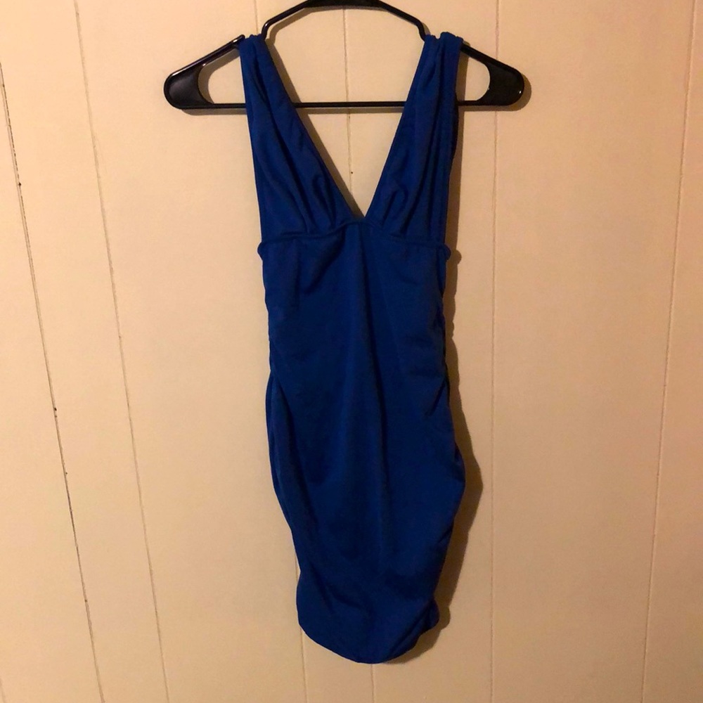 Blue dress